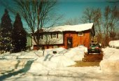 Front of our house after the storm