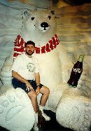 John in Coca Cola Museum in Atlanta, Oct. 1999